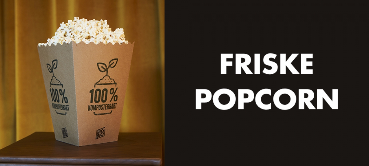 Friske popcorn